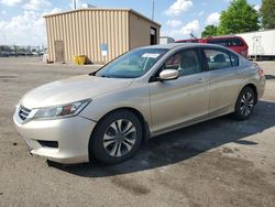 Salvage cars for sale from Copart Moraine, OH: 2013 Honda Accord LX
