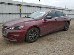 Salvage cars for sale from Copart Mercedes, TX: 2016 Chevrolet Malibu LS