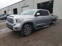 Salvage cars for sale from Copart Jacksonville, FL: 2021 Toyota Tundra Crewmax Limited