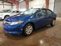 Salvage cars for sale from Copart Lansing, MI: 2012 Honda Civic LX