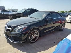 Salvage cars for sale at Grand Prairie, TX auction: 2015 Mercedes-Benz E 550