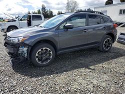 Salvage cars for sale at Graham, WA auction: 2021 Subaru Crosstrek Premium