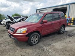Salvage cars for sale at Chambersburg, PA auction: 2005 Honda Pilot EXL