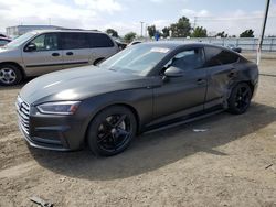 Salvage cars for sale at San Diego, CA auction: 2019 Audi A5 Premium S Line