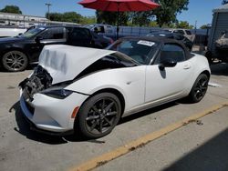 Salvage cars for sale at Sacramento, CA auction: 2016 Mazda MX-5 Miata Club