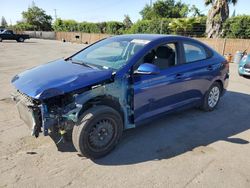 Salvage cars for sale from Copart San Martin, CA: 2019 Hyundai Accent SE