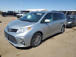 Salvage cars for sale at Brighton, CO auction: 2019 Toyota Sienna XLE