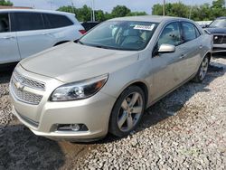 Vehiculos salvage en venta de Copart Columbus, OH: 2013 Chevrolet Malibu LTZ