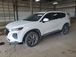 Salvage cars for sale at Des Moines, IA auction: 2019 Hyundai Santa FE SEL