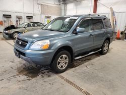 Salvage cars for sale from Copart Mcfarland, WI: 2005 Honda Pilot EX