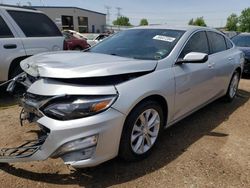 Salvage cars for sale at Elgin, IL auction: 2019 Chevrolet Malibu LT