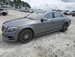 Salvage cars for sale at Loganville, GA auction: 2017 Mercedes-Benz S 550