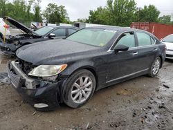 Salvage cars for sale at Baltimore, MD auction: 2007 Lexus LS 460L