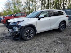Salvage cars for sale at Candia, NH auction: 2021 Toyota Highlander XLE