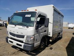 Salvage trucks for sale at Sacramento, CA auction: 2015 Mitsubishi Fuso America INC FE FEC72S