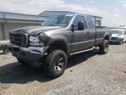 Salvage trucks for sale at Earlington, KY auction: 2002 Ford F250 Super Duty