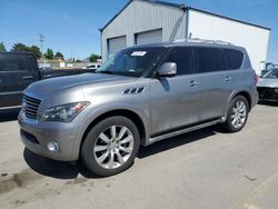 Salvage cars for sale at Nampa, ID auction: 2012 Infiniti QX56