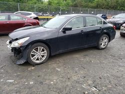 Salvage cars for sale from Copart Waldorf, MD: 2012 Infiniti G37