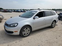 Salvage cars for sale at San Antonio, TX auction: 2014 Volkswagen Jetta TDI
