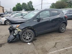 Salvage cars for sale at Moraine, OH auction: 2017 Buick Encore Sport Touring