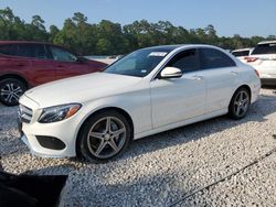 Salvage cars for sale from Copart Houston, TX: 2016 Mercedes-Benz C300