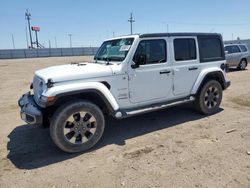 Salvage cars for sale at Greenwood, NE auction: 2020 Jeep Wrangler Unlimited Sahara