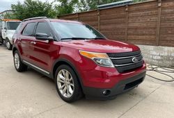Salvage cars for sale at Grand Prairie, TX auction: 2015 Ford Explorer XLT