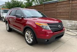 Ford Explorer salvage cars for sale: 2015 Ford Explorer XLT