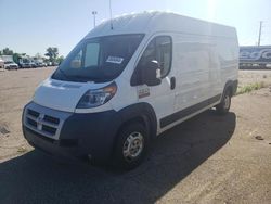 Salvage trucks for sale at Woodhaven, MI auction: 2015 Dodge RAM Promaster 2500 2500 High