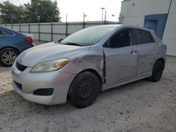 Salvage cars for sale from Copart Apopka, FL: 2009 Toyota Corolla Matrix