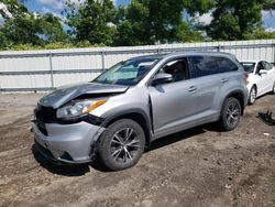 Toyota Highlander salvage cars for sale: 2016 Toyota Highlander XLE