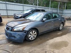 Salvage cars for sale from Copart Austell, GA: 2008 Honda Accord EXL