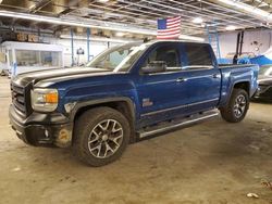 Salvage cars for sale at Wheeling, IL auction: 2015 GMC Sierra K1500 SLE