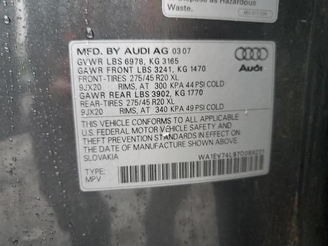 2007 Audi Q7 4.2 Quattro Premium S-Line