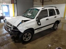 Chevrolet Tracker salvage cars for sale: 2003 Chevrolet Tracker