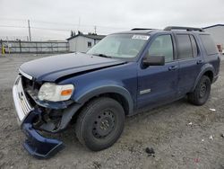 Ford Explorer xlt salvage cars for sale: 2007 Ford Explorer XLT