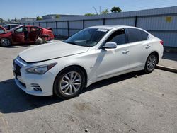 Salvage cars for sale from Copart Bakersfield, CA: 2017 Infiniti Q50 Premium