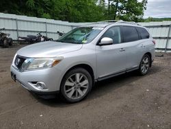 Salvage cars for sale at Center Rutland, VT auction: 2014 Nissan Pathfinder S