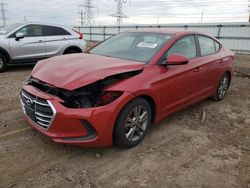 Salvage cars for sale at Elgin, IL auction: 2017 Hyundai Elantra SE