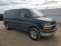 Salvage trucks for sale at Nisku, AB auction: 2007 Chevrolet Express G2500