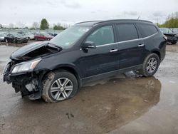 Salvage cars for sale at Central Square, NY auction: 2017 Chevrolet Traverse LT