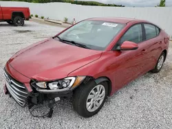 Vehiculos salvage en venta de Copart Fairburn, GA: 2017 Hyundai Elantra SE