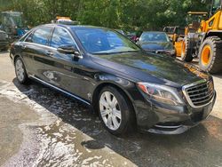 Salvage cars for sale at Mendon, MA auction: 2014 Mercedes-Benz S 550 4matic