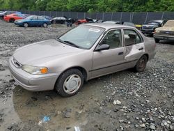 Salvage cars for sale at Waldorf, MD auction: 1998 Toyota Corolla VE