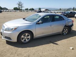 Salvage cars for sale from Copart San Martin, CA: 2013 Chevrolet Malibu LS