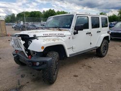 Salvage cars for sale at Chalfont, PA auction: 2016 Jeep Wrangler Unlimited Rubicon