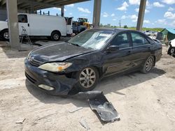 Salvage cars for sale at West Palm Beach, FL auction: 2004 Toyota Camry LE
