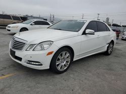 Salvage cars for sale from Copart Sun Valley, CA: 2013 Mercedes-Benz E 350