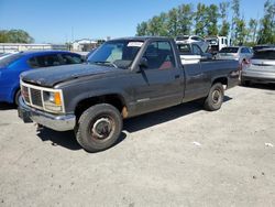 Salvage cars for sale from Copart Arlington, WA: 1993 GMC Sierra K1500