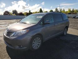 Toyota salvage cars for sale: 2015 Toyota Sienna XLE